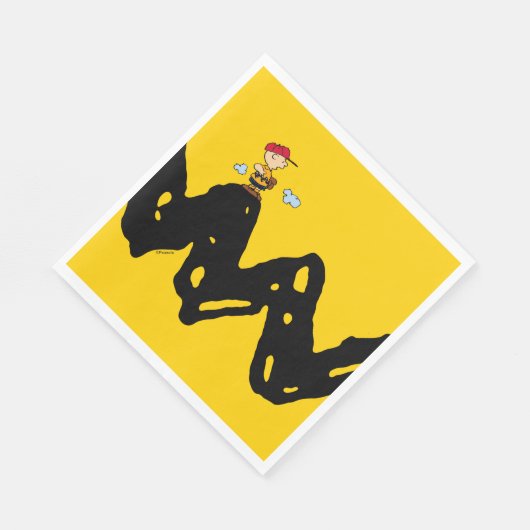 Serviette En Papier cacahuètes | Charlie Baseball Brown (Coin)