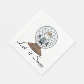 Serviette En Papier cacahuètes | Charlie Brown Snow Globe (Coin)