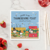 Serviette En Papier cacahuètes | Charlie Brown Thanksgiving | Ajouter  (En situation)