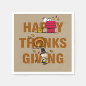 Serviette En Papier cacahuètes | Combo Bon thanksgiving (Devant)