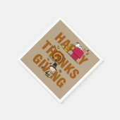 Serviette En Papier cacahuètes | Combo Bon thanksgiving (Coin)