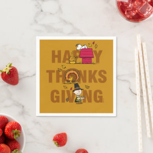 Serviette En Papier cacahuètes   Combo Bon thanksgiving
