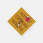 Serviette En Papier cacahuètes | Combo Bon thanksgiving (Coin)