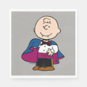 Serviette En Papier cacahuètes | Count Charlie Brown (Devant)