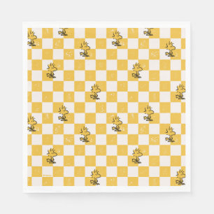 Serviette En Papier cacahuètes   Drapeau À damiers bois