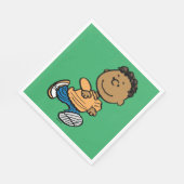 Serviette En Papier cacahuètes | Franklin Running (Coin)