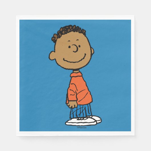 Serviette En Papier cacahuètes | Franklin Smile (Devant)
