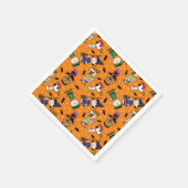 Serviette En Papier cacahuètes | Happy Halloween Motif (Coin)