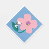 Serviette En Papier cacahuètes | Illustration Nature Rose Flower (Coin)