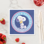 Serviette En Papier cacahuètes | Insigne de confort et de sécurité ble (En situation)