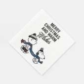 Serviette En Papier cacahuètes | Joyeux Noël Snoopy & Charlie Brown (Coin)
