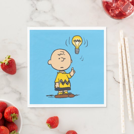 Serviette En Papier cacahuètes | L'idée de l'ampoule de Charlie Brown (En situation)