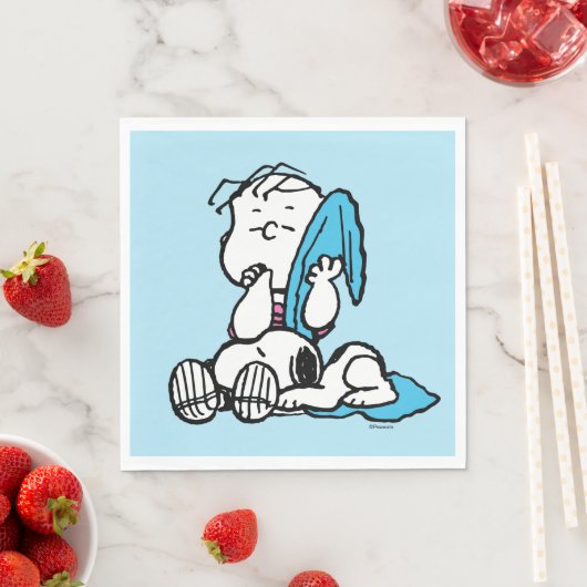 Serviette En Papier cacahuètes | Linus & Snoopy (En situation)