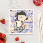 Serviette En Papier cacahuètes | Lucy Comic Motif (En situation)