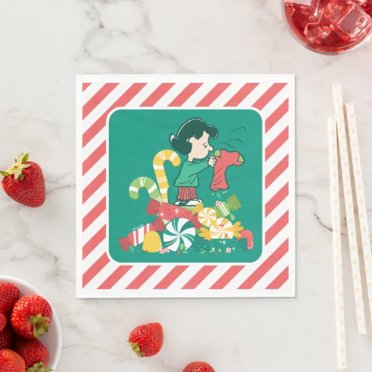 Serviette En Papier cacahuètes | Lucy et plus le Merrier (En situation)