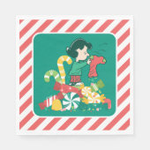 Serviette En Papier cacahuètes | Lucy et plus le Merrier (Devant)