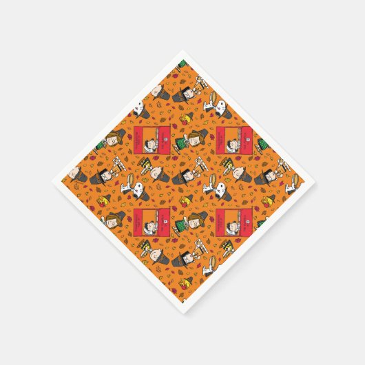 Serviette En Papier cacahuètes | MOTIF BON THANKSGIVING (Coin)