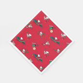 Serviette En Papier cacahuètes | Motif d'enveloppement de cadeaux de N (Coin)