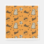 Serviette En Papier cacahuètes | Motif d'Halloween de l'équipage Éffra (Devant)