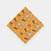 Serviette En Papier cacahuètes | Motif d'Halloween de l'équipage Éffra (Coin)