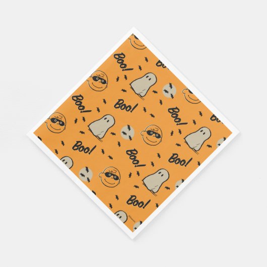 Serviette En Papier cacahuètes | Motif d'Halloween de l'équipage Éffra (Coin)