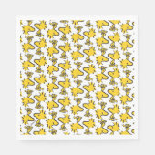 Serviette En Papier cacahuètes | Motif Woodstock (Devant)