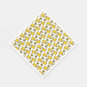 Serviette En Papier cacahuètes | Motif Woodstock (Coin)