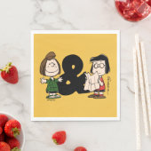 Serviette En Papier cacahuètes | Pepperment Patty & Marcie (En situation)