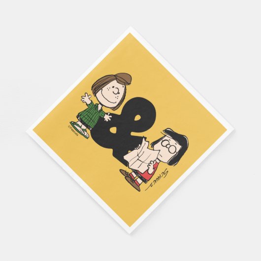 Serviette En Papier cacahuètes | Pepperment Patty & Marcie (Coin)