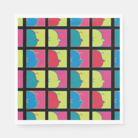 Serviette En Papier cacahuètes | Pop Art Charlie Brown (Devant)