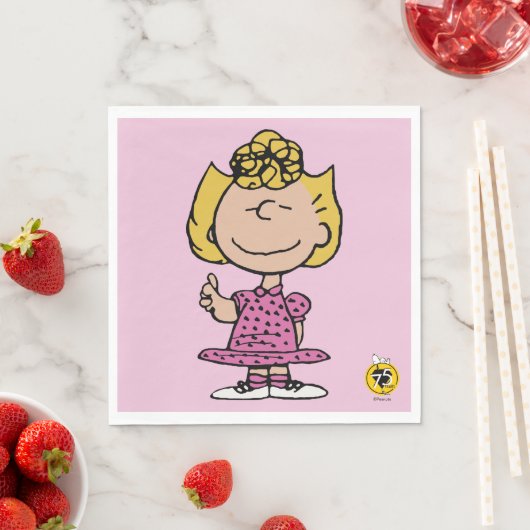 Serviette En Papier cacahuètes | Sally Super Smile (En situation)