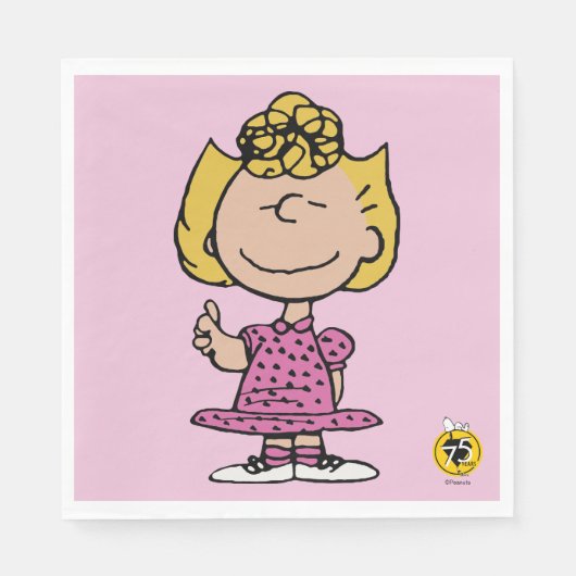 Serviette En Papier cacahuètes | Sally Super Smile (Devant)