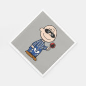 Serviette En Papier cacahuètes | Skeleton Charlie Brown (Coin)
