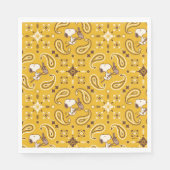 Serviette En Papier cacahuètes | Snoopy Bandana Cowboy (Devant)