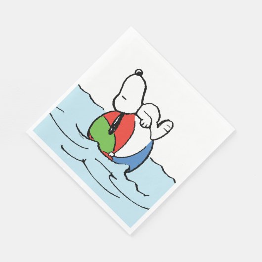 Serviette En Papier cacahuètes | Snoopy Beach Ball Beach (Coin)