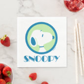 Serviette En Papier cacahuètes | Snoopy Blue Deco Dreams (En situation)