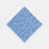 Serviette En Papier cacahuètes | Snoopy Blue Space Astronaut Motif (Coin)