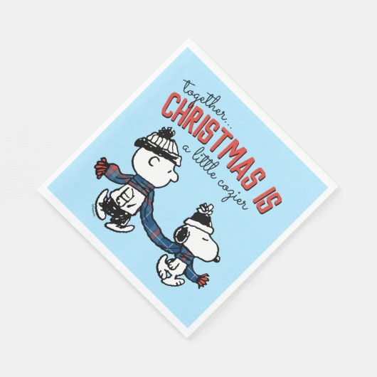 Serviette En Papier cacahuètes | Snoopy & Charlie Brown Winter Scarf (Coin)