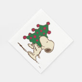 Serviette En Papier cacahuètes | Snoopy Christmas Tree (Coin)