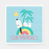 Serviette En Papier cacahuètes | Snoopy Deco Dreams Club Paradiso (Devant)