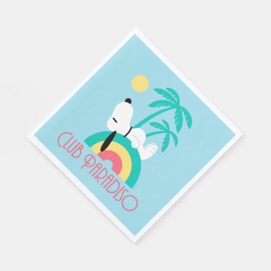 Serviette En Papier cacahuètes | Snoopy Deco Dreams Club Paradiso (Coin)