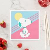 Serviette En Papier cacahuètes | Snoopy Deco Dreams Sun (En situation)