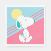 Serviette En Papier cacahuètes | Snoopy Deco Dreams Sun (Devant)