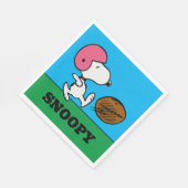 Serviette En Papier cacahuètes | Snoopy Football Kicker (Coin)