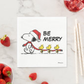 Serviette En Papier cacahuètes | Snoopy & Friends Winter Scarf (En situation)