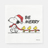 Serviette En Papier cacahuètes | Snoopy & Friends Winter Scarf (Devant)