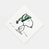 Serviette En Papier cacahuètes | Snoopy Green Casquette de neige (Coin)