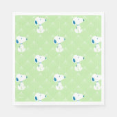 Serviette En Papier cacahuètes | Snoopy Green Deco Dreams Motif (Devant)