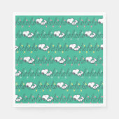 Serviette En Papier cacahuètes | Snoopy Ho Ho Ho Noël Motif (Devant)
