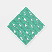 Serviette En Papier cacahuètes | Snoopy Ho Ho Ho Noël Motif (Coin)